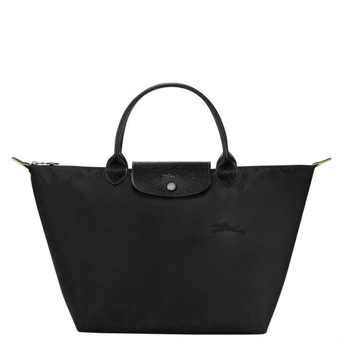 Longchamp Le Pliage Green Top Handle Bag M